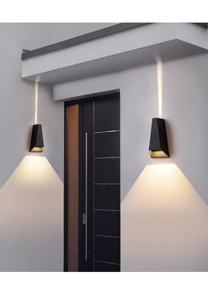 Geldi Dekoratif LED Aplik Çift Yönlü Işık Desenli Aydınlatma Iç ve Dış Mekan Cata Malta Duvar Aplik fırsatları