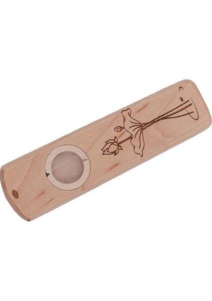Ahşap Kazoo Ahşap Kazoo Flüt, Gitar ve Ukulele Eşliğinde Akçaağaç Ahşap Kazoo Rüzgar Enstrümanı, Diyafram Armonika, Müzik Meraklıları Için Ideal fırsatları