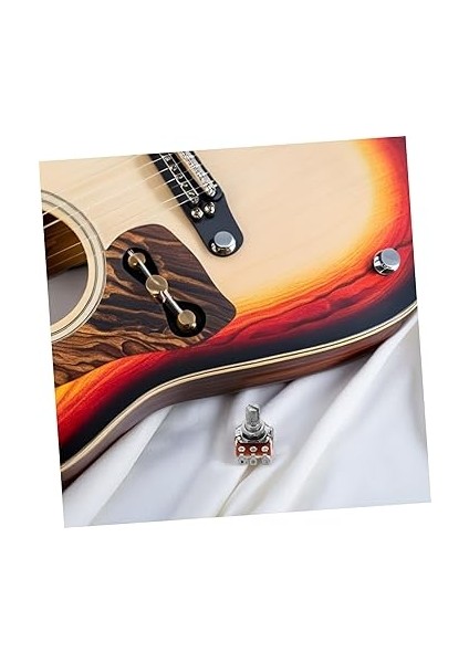 4 Adet Elektrik Gitar Bas Potansiyometresi: A250K Gitar Potansiyometresi 15 mm Şaftlı Metal Ton Düğmesi Enstrüman Için Ayarı indirimleri