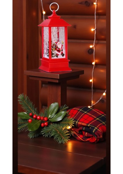 Kırmızı Noel Feneri Yılbaşı