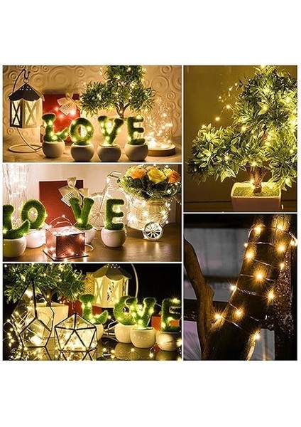 Güneş Enerjili Solar 10METRE Dış Bahçe Aydınlatma LED Su Geçirmez Bahçe Dekarasyon Sarı Işık modelleri