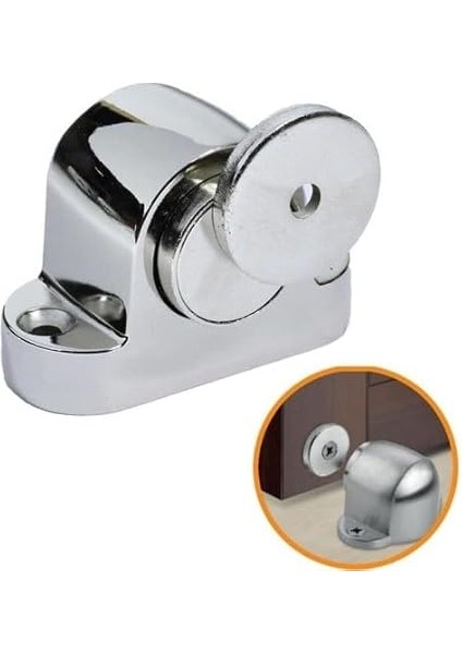 Kapı Tamponu Stoperi Nikel Kapı Stopu Mıknatıslı (3 Adet) fırsatları