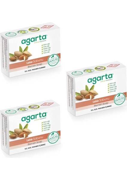 Leke Sabunu Doğal 3 x 150 gr
