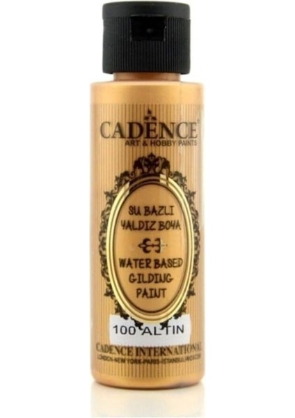 100 Altın-Yaldız Boya 70ML(CC) Altın Tek Ebat