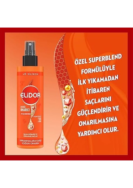 Superblend Sıvı Saç Bakım Kremi Anında Onarıcı Kırılma Karşıtı Yoğun Besleyici Bakım (200 Ml) fırsatları