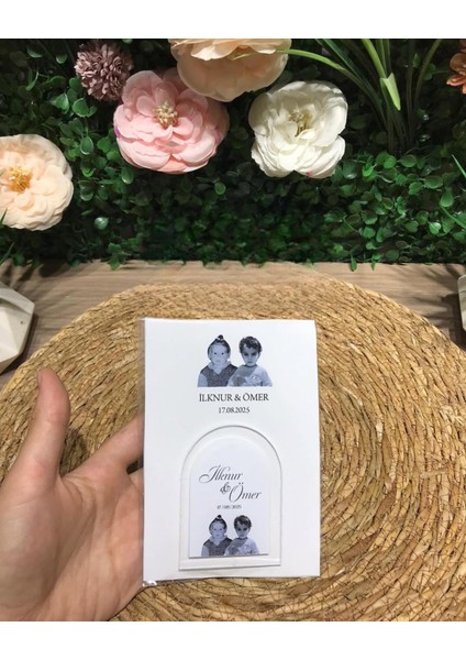 Uv Baskı Pleksi Magnet — Söz, Nişan, Nikah, Düğün, Kına (10 Adet) modelleri