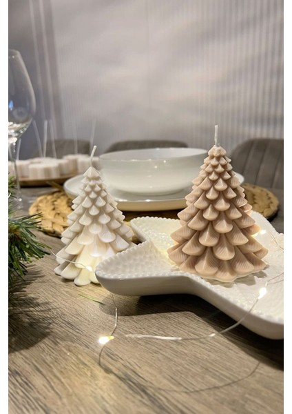 Christmas Yılbaşı Mumları 2’li Set