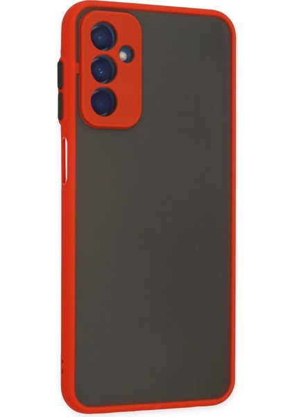 Samsung Galaxy M13 Kılıf Montreal Silikon Kapak - Kırmızı indirimleri