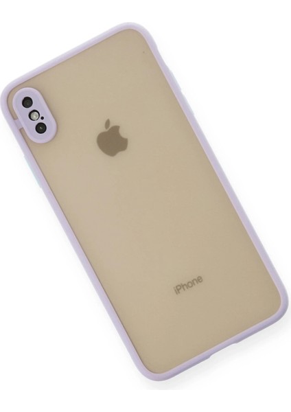 Apple iPhone Xs Max Kılıf Montreal Silikon Kapak - Mor modelleri