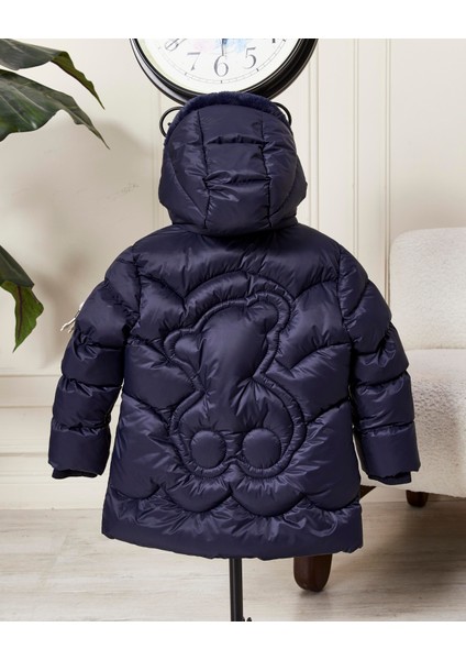 Kız Bebek Kapüşonlu Fermuarlı Şişme Mont 51351 fiyatları