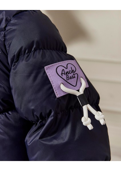 Kız Bebek Kapüşonlu Fermuarlı Şişme Mont 51351 fırsatları