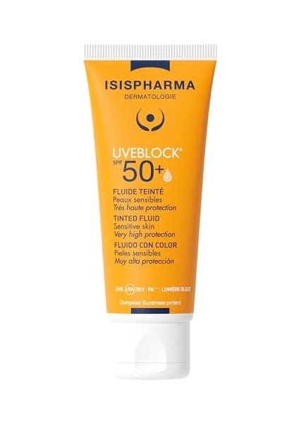 Isıs Pharma Uveblock Spf 50+ Dry Touch Light Tinted 40ML