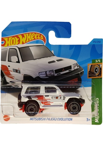 - Bajero Evolution - Mud Studs 3/5 - HKK36 - Short Card - Beyaz - Rally Art - 2023