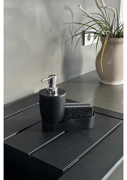 Nova Pure Hazneli Sıvı Sabunluk-Siyah