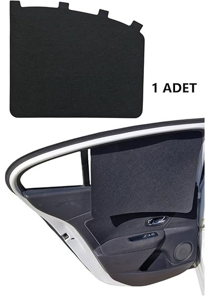 Güneşlik Perde Yan Cam Güneş Önleyici Aksesuar Siyah Keçe Tüm Araçlar Için 1 Adet fiyatları
