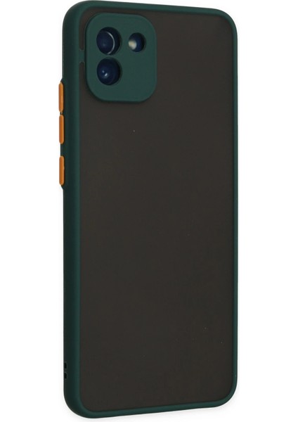 Samsung Galaxy A03 Kılıf Montreal Silikon Kapak - Yeşil indirimleri