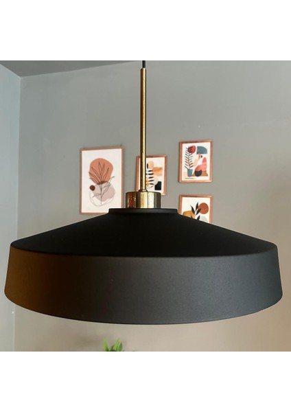 Açe Siyah Tekli Ince Eskitme Başlık Avize Retro Sarkıt Ofis Showroom Salon Mutfak Avizeleri indirimleri