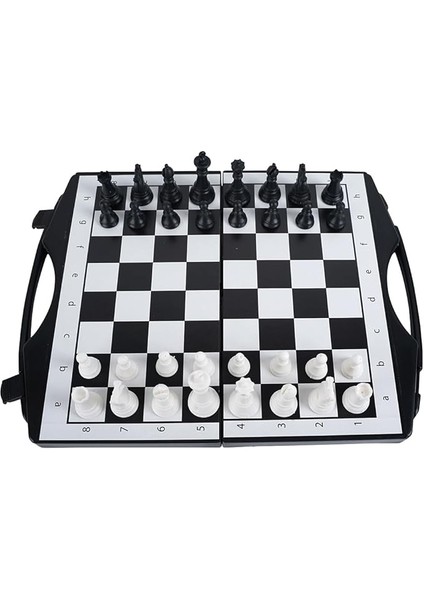 Çantalı 3'lü Dama, Tavla ve Satranç Oyun Seti - Taşınabilir ve Pratik Çoklu Oyun Seti