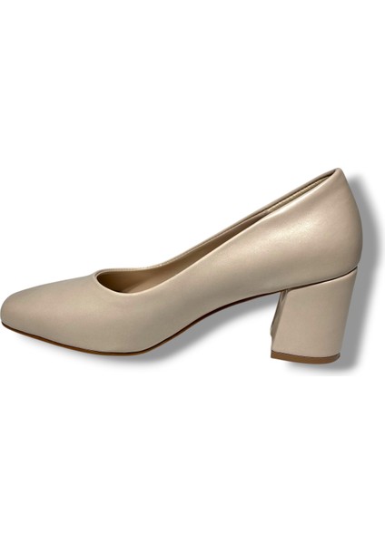 Cshoes 176-26 Cilt Deri Kare Topuklu Kadın Ayakkabı modelleri