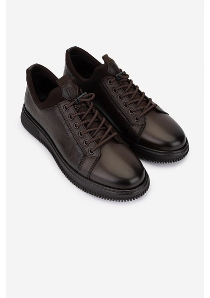 Erkek Hakiki Deri Kahverengi Sneakers & Spor Ayakkabı 298 0461-2297 Erk Ayk SK25-26 Kestane Atlas fiyatları
