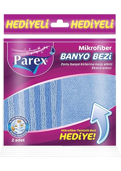 Mikrofiber Banyo Bezi (Mikrofiber Temizlik Bezi Hediye)