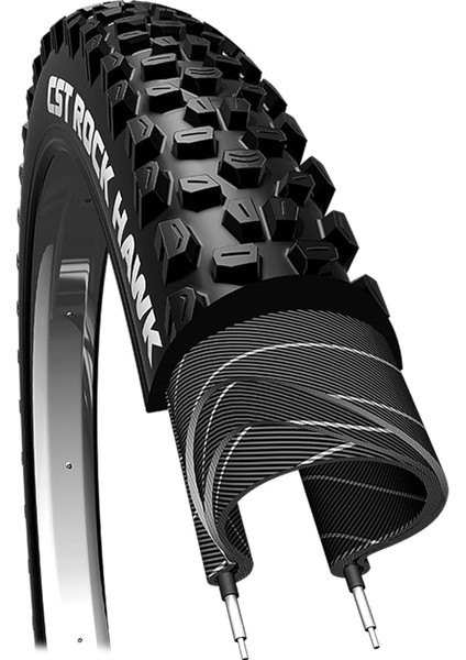 Rock Hawk Wire Boncuk Tire 26-Inch x 2.25 Siyah