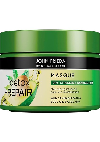 Frieda Detoks Etkili Onarıcı ve Besleyici Bakım Maskesi (250 Ml)