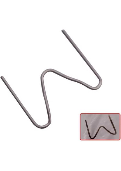 100 Adet 0.8mm M Harfi Zımba Teli Kaynak Tamir Makinesi Için