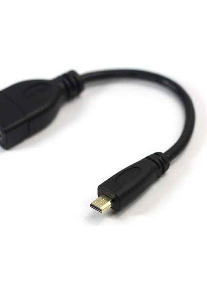 Micro HDMI To HDMI Çevirici Görüntü ve Ses Aktarım Kablosu 15 cm 5139 indirimleri