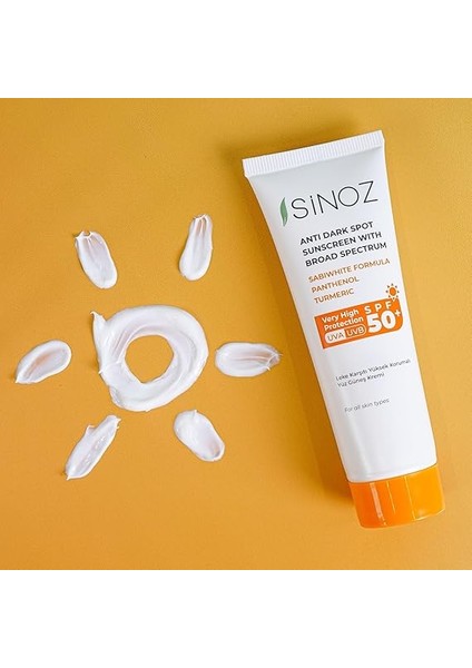 Spf 50+ Yüz Güneş Kremi - Normal ve Kuru Ciltler Için Günlük Kullanım 50 ml indirimleri