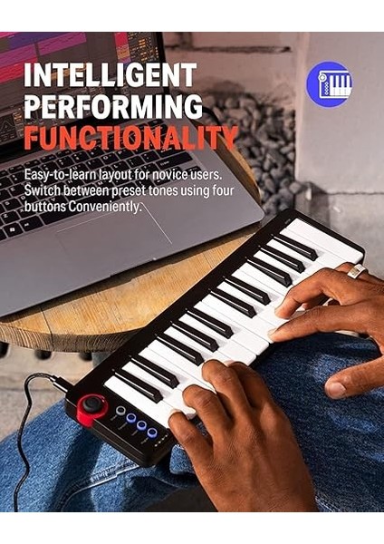 N-25 Portable Mıdı Klavye modelleri