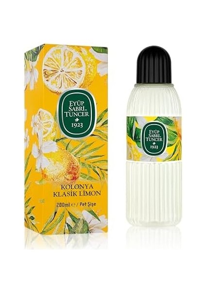 Eyüp Sabri Tuncer Limon Kolonyasi 200 ml Silindir Pet Şişe 1 Paket (1 x 200 Ml) fiyatları