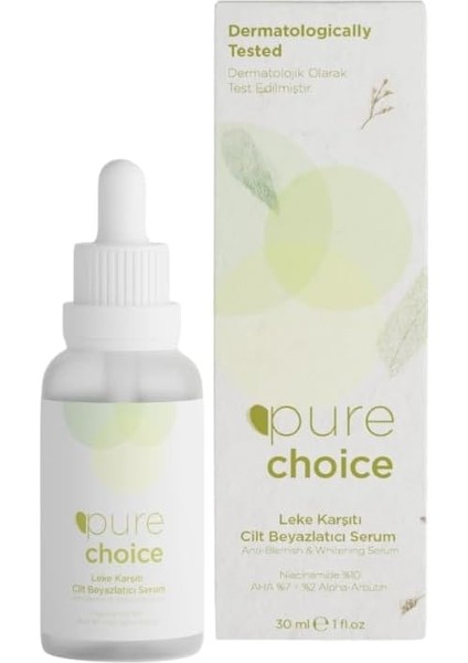 Choice Leke Karşıtı Cilt Beyazlatıcı Serum 30 Mililitre
