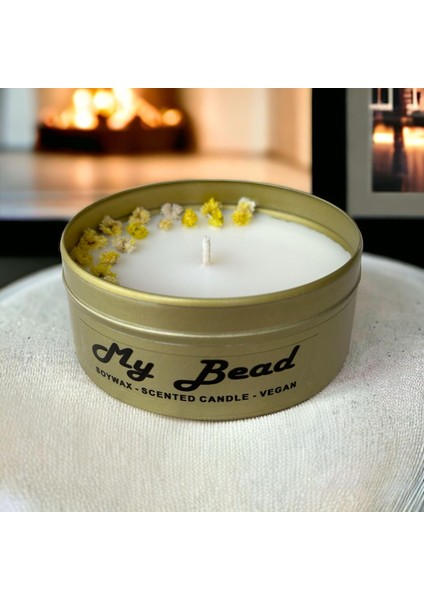 Bead Beyaz Sabun Kokulu Vegan Mum 180 cc