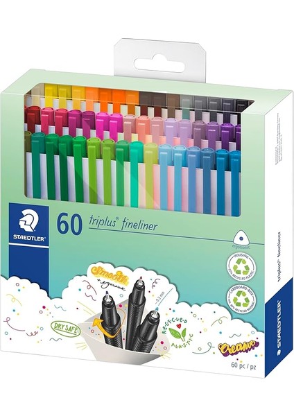 334 C60 Triplus Fineliner 0,3 mm 60'lı