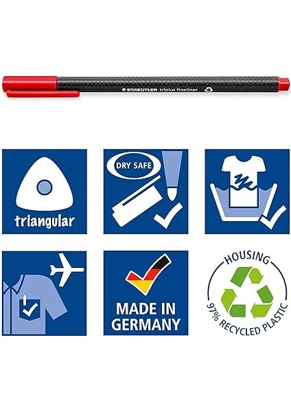 334 C60 Triplus Fineliner 0,3 mm 60'lı indirimleri