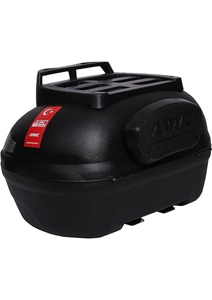 Motosiklet Çantası Arka Motosiklet Bagajı Kargo Taşıma Aparatlı Sırt Dayamalı Topcase Kuyruk Çantası Kilitlenebilir UNIVERSALCV46 (Siyah) modelleri