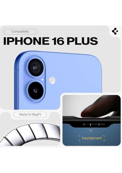 16 Plus ile Uyumlu Ekstra Dayanıklı Magsafe Kılıf Tough Armor Ai Hava Kanalı Teknolojisi Askeri Sınıf Koruma Magfit Kickstand'lı Navy Blue Çift Katman Kapak - ACS08086 fiyatları