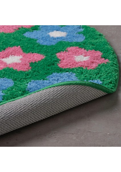 Vattenskruv Banyo Paspası Çiçek Deseni Çok Renkli 60 x 65 cm fırsatları