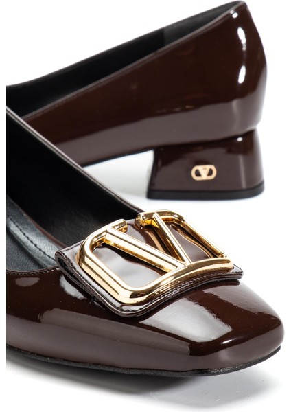 Suins Premium Pauly Model Kadın Orta Topuklu Siyah Kahve Bordo Ayakkabı fiyatları