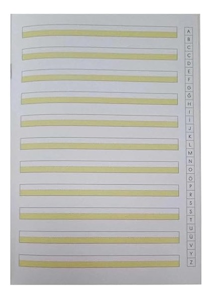 Yeni Müfradat Güzel Yazı Defteri Orta Boy 16.5X24 24 Yaprak 3 Adet Standart Kılavuz Çizgili Yazı Defteri Satır Aralıklarına Uygun modelleri