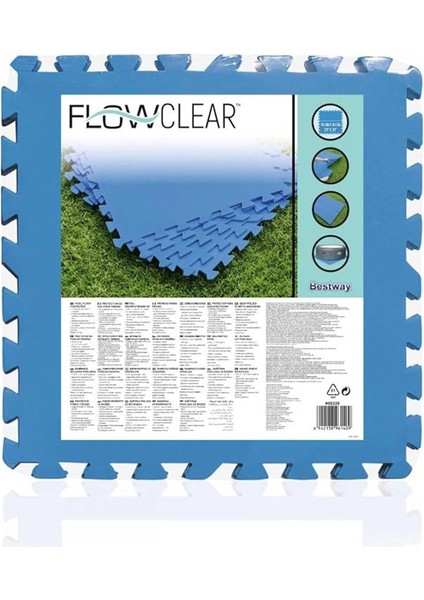 Flowclear 50CM x 50CM Havuz Zemin Koruyucusu