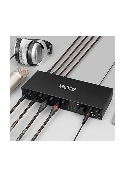 Professional E4X4 Pre | Black Yüksek Kalite Usb-C Ses Kartı: 4-Giriş/4-Çıkış 24BIT/192KHZ, 8...600OHM Arası Kulaklıklara Kadar Kullanılabilir. (Pc/mac) fırsatları