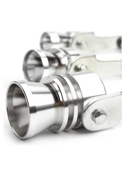 Üniversal Egzoz Islık Aparatı Egzoz Ucu Turbo Sesi Large 29 mm Krom indirimleri