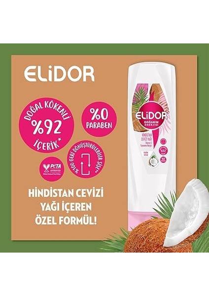 Doğanın Enerjisi Saç Kremi Hindistan Cevizi Özlü 350 ml 1 Paket (1 x 350 Ml) fırsatları