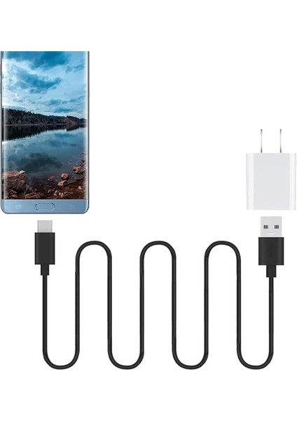 Type-C Şarj ve Data Kablosu Siyah 90 cm indirimleri