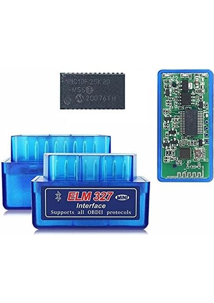 Çift Çipsetli PIC18F25K80 Bluetooth Araç Arıza Tespit Cihazı V1.5