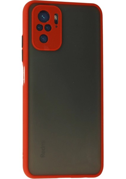 Xiaomi Redmi Note 10 Kılıf Montreal Silikon Kapak - KIRMIZI-(5796) - N827J124-M79827 modelleri