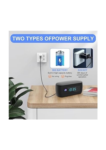 Mini Wifi Kamera, Full Hd 1080P Saatli, Kablosuz Kontrol, Kızılötesi Görüş, Kamera, Ev Gözetim Monitörü fiyatları