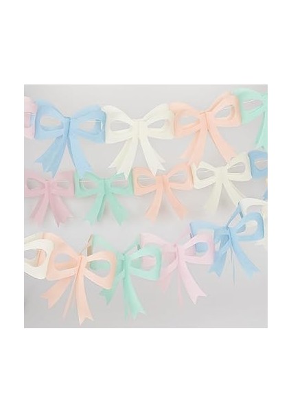 Meri - Tissue Paper Bow Garland - Fiyonk Asılan Süsler (X3) modelleri